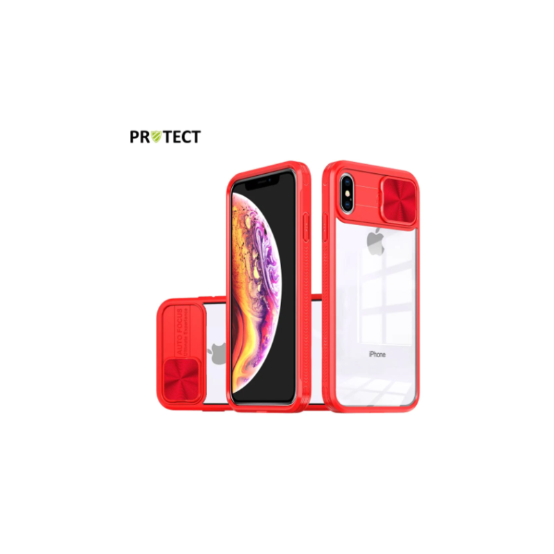 Coque de Protection IE PROTECT pour iPhone X /iPhone XS Rouge