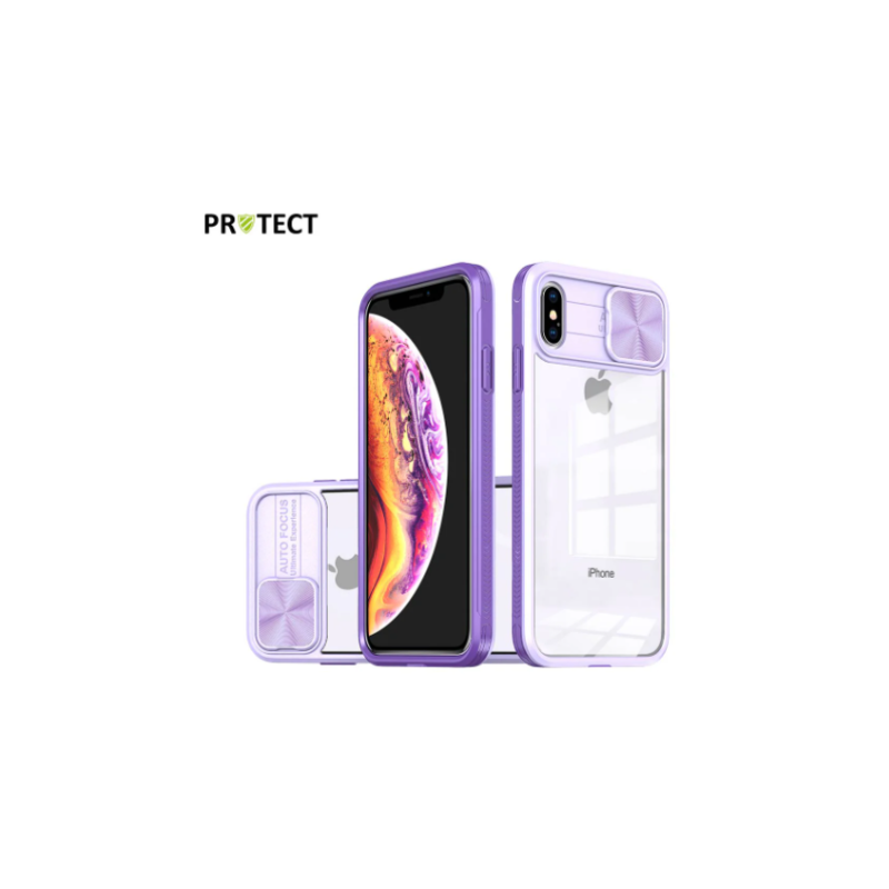 Coque de Protection IE PROTECT pour iPhone X /iPhone XS Violet