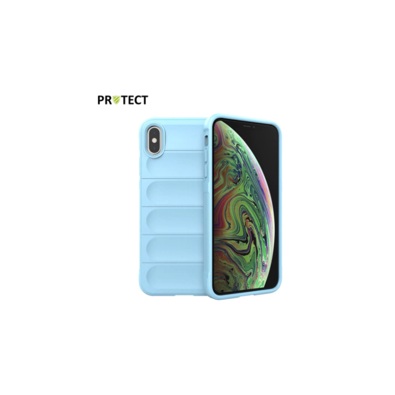 Coque de Protection IX PROTECT pour iPhone X/ iPhone XS Bleu Clair