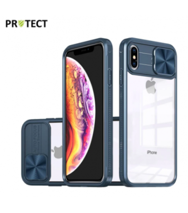Coque de Protection IE PROTECT pour iPhone XR Bleu Marine
