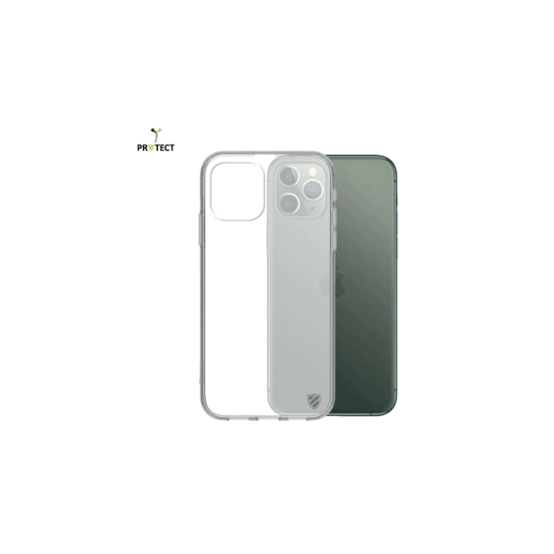 Coque Silicone PROTECT pour iPhone 14 Pro Transparent