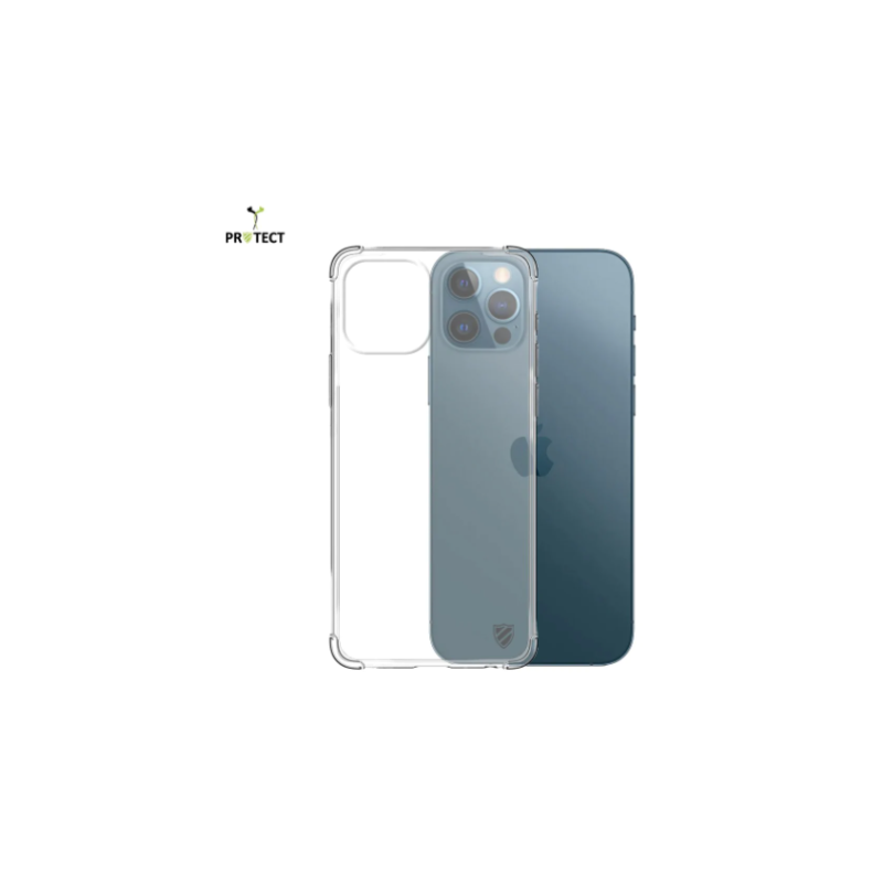 Coque Silicone Renforcée PROTECT pour iPhone 12 Pro Max Transparent