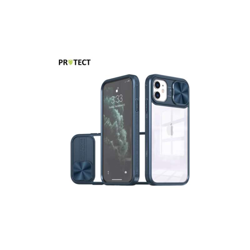 Coque de Protection IE PROTECT pour iPhone 12 Bleu Marine