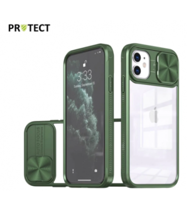 Coque de Protection IE PROTECT pour iPhone 12 Pro Max Vert Fonce