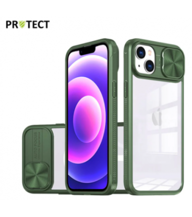Coque de Protection IE PROTECT pour iPhone 15 Plus Vert Fonce