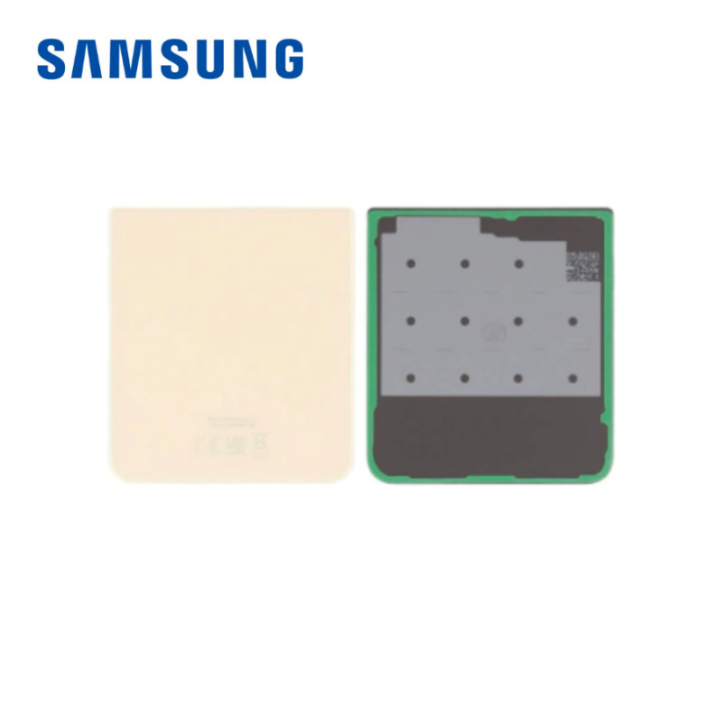 Cache Arriere Inferieur Samsung complet Galaxy Z Flip 3 5G (F711B) Creme