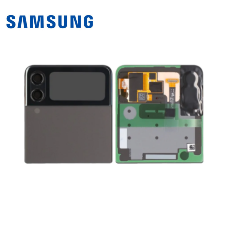 Cache Arriere Superieur Samsung complet Galaxy Z Flip 3 5G (F711B) Noir