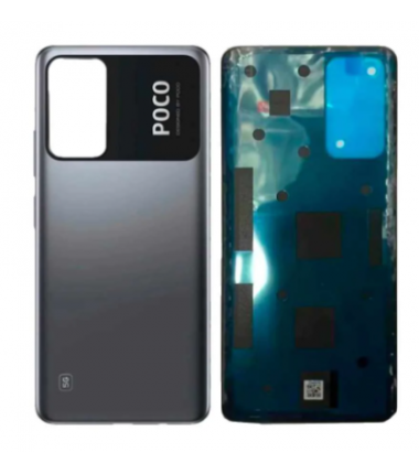 Vitre Arriere pour Xiaomi Poco M4 Pro 5G Noir Intense