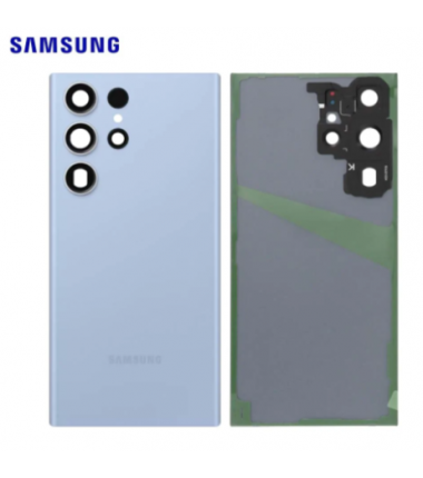 Vitre Arriere Samsung Galaxy S23 Ultra Bleu Ciel (S918B)