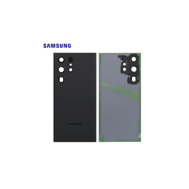 Vitre Arriere Samsung Galaxy S23 Ultra Noir (S918B)