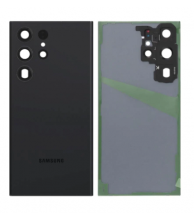 Vitre Arriere pour Samsung Galaxy S23 Ultra Noir (S918B)