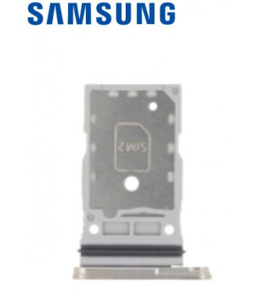 Tiroir Sim Original Samsung Galaxy S23 (S911B) / Galaxy S23+ (S916B) Creme