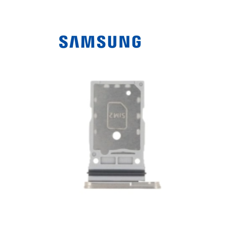 Tiroir Sim Original Samsung Galaxy S23 (S911B) / Galaxy S23+ (S916B) Creme
