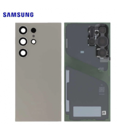 Vitre Arriere Samsung Galaxy S24 Ultra Gris Titane (S928B)
