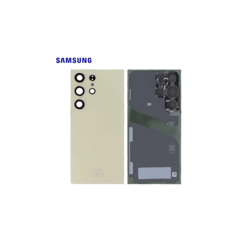 Vitre Arriere Samsung Galaxy S24 Ultra Ambre Titane (S928B)