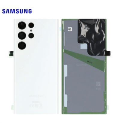 Vitre Arriere Samsung Galaxy S22 Ultra (S908B) Blanc