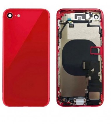 Châssis COMPLET -avec nappes- pour iPhone 8 / SE 2020 Rouge