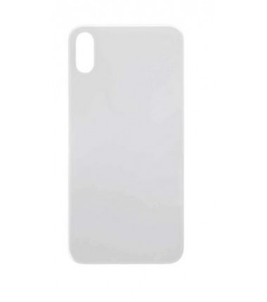 Vitre arrière "GROS TROU" pour iPhone X Blanc