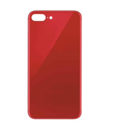 Vitre arrière "BIG HOLE" pour iPhone 8 Plus Rouge