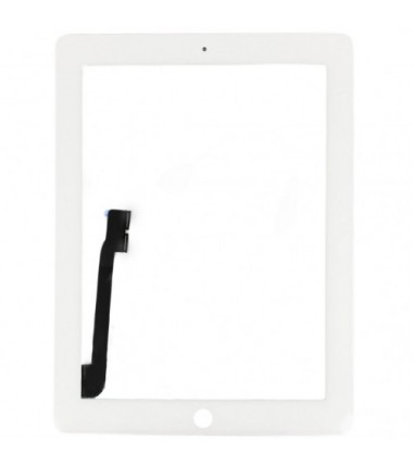 Vitre tactile pour iPad 9.7" 3 & 4 Blanc