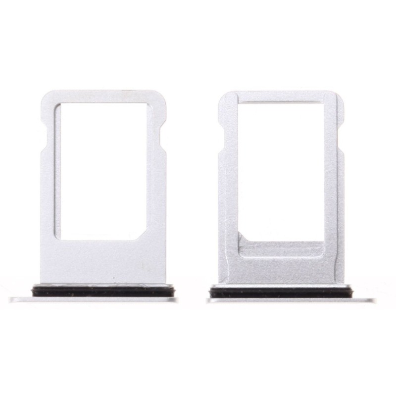 Tiroir SIM De Remplacement Pour IPhone 8 - Blanc (Générique, Compatible Modèles A1863, A1905, A1906)