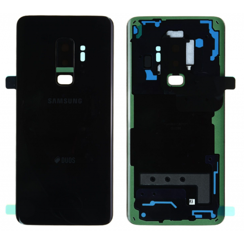 Face arrière Samsung Galaxy S9+ (G965F) Noir (Duos)