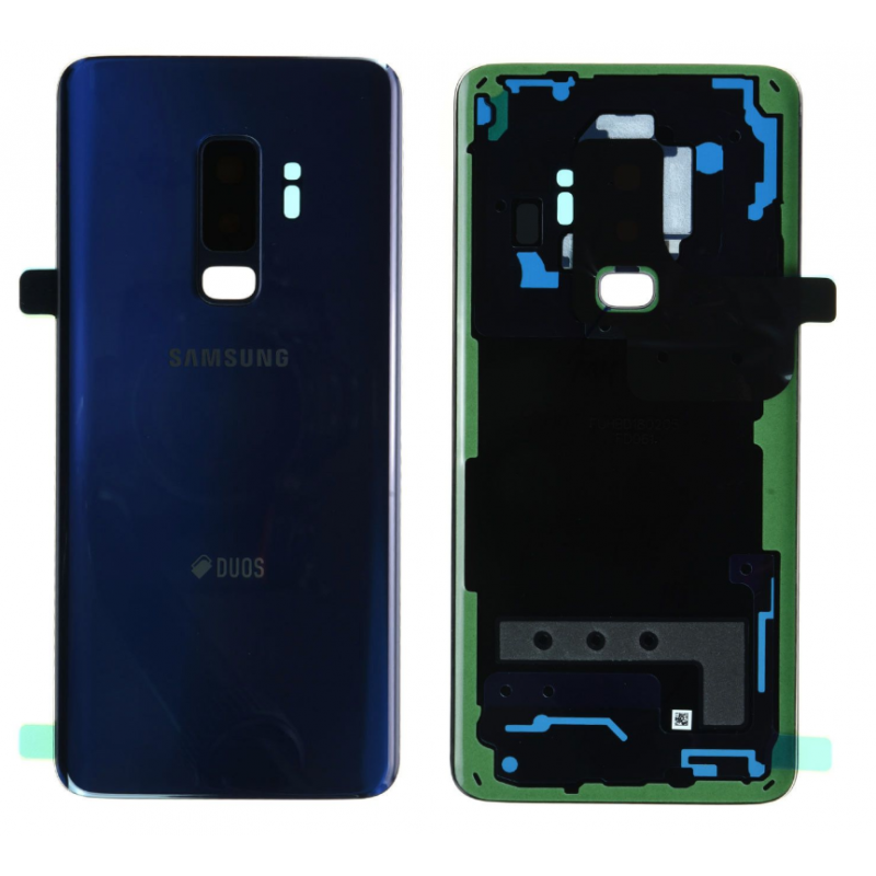 Vitre arrière Samsung Galaxy S9+ (G965F) Bleu (Duos)