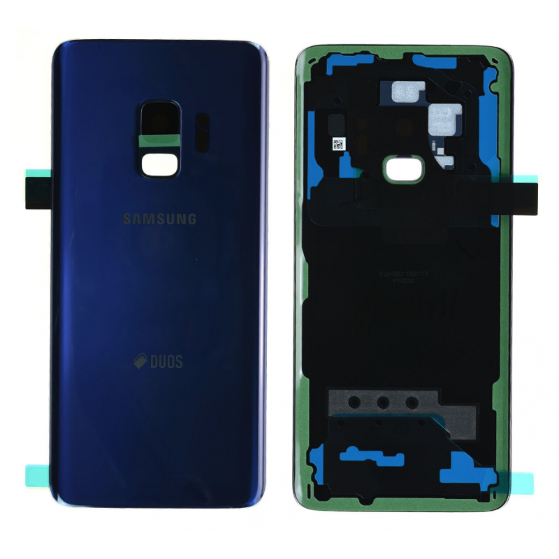 Vitre arrière Samsung Galaxy S9 (G960F) Bleu (Duos)