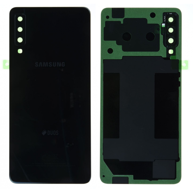 Face arrière Samsung Galaxy A7 2018 (A750F) Noir (Duos)