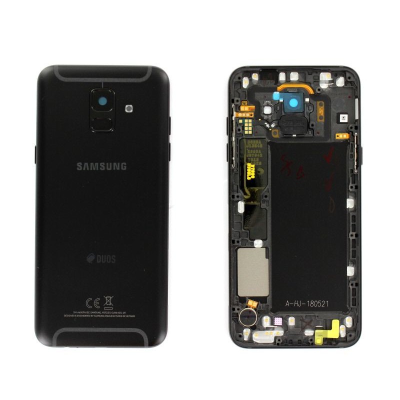 Face arrière Samsung Galaxy A6 2018 (A600F) Noir (Duos)