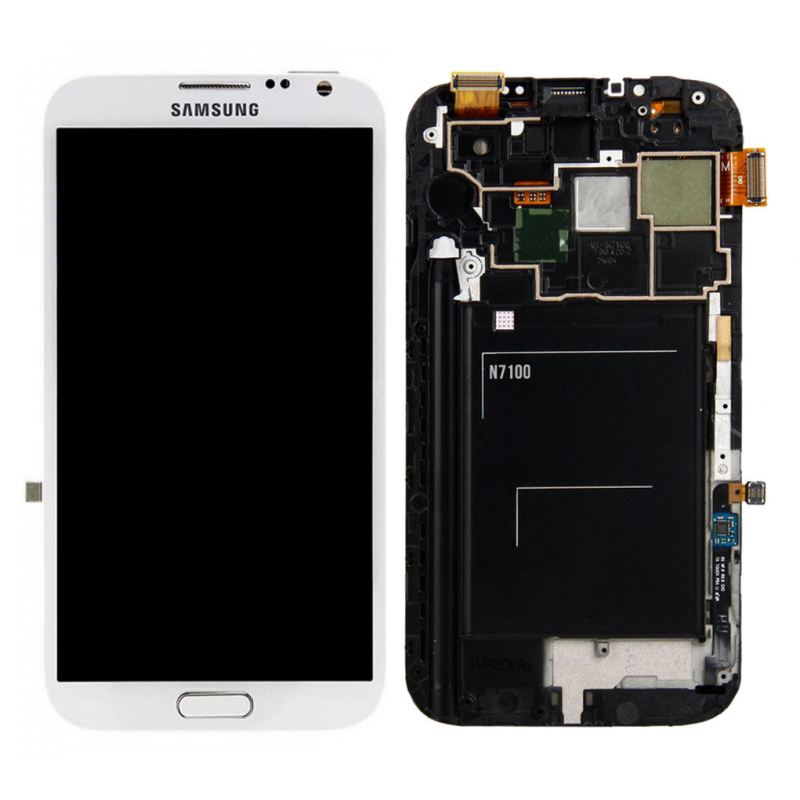 Ecran Complet Samsung Galaxy Note 2 (N7100) Blanc