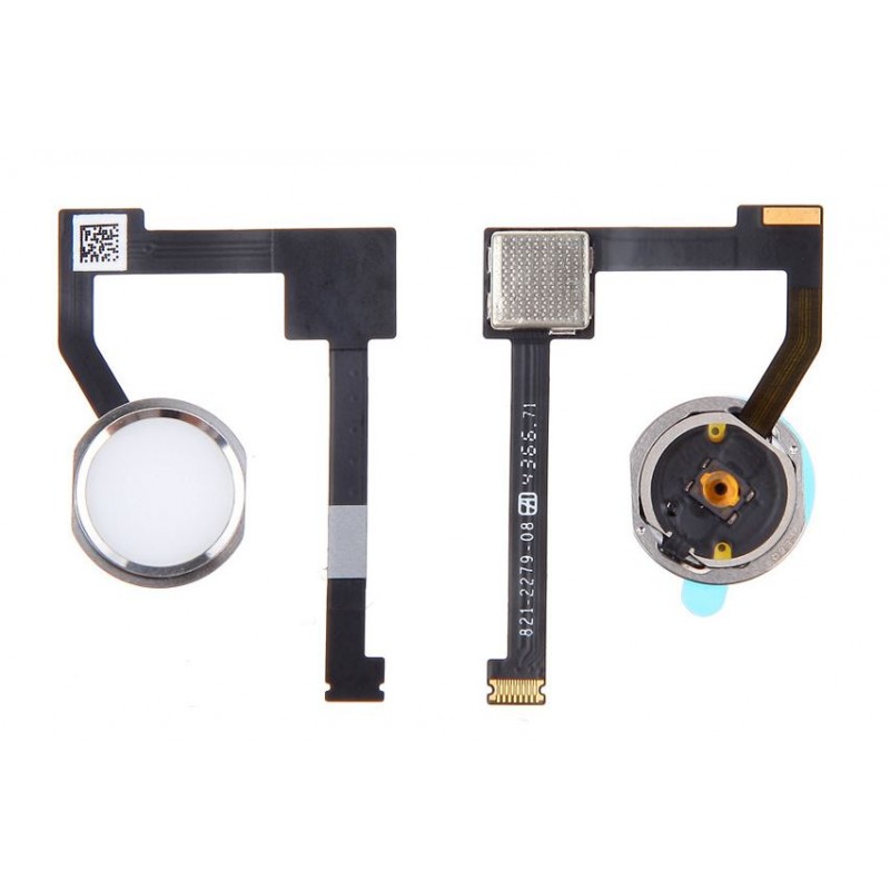 Bouton Home complet pour iPad Air 2, iPad Mini 4, iPad Pro 12.9" Blanc Bouton Home complet pour iPad Air 2, iPad Mini 4, iPad Pro 12.9" Blanc