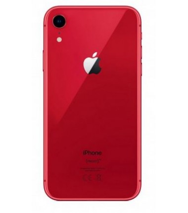 Vitre arrière pour iPhone XR Rouge