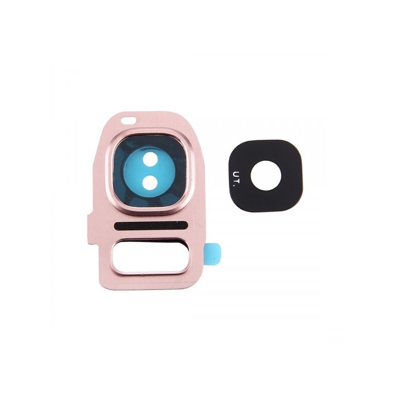 Lentille caméra arrière Galaxy S7 (G930F) / S7 Edge (G935F) Or/Rose