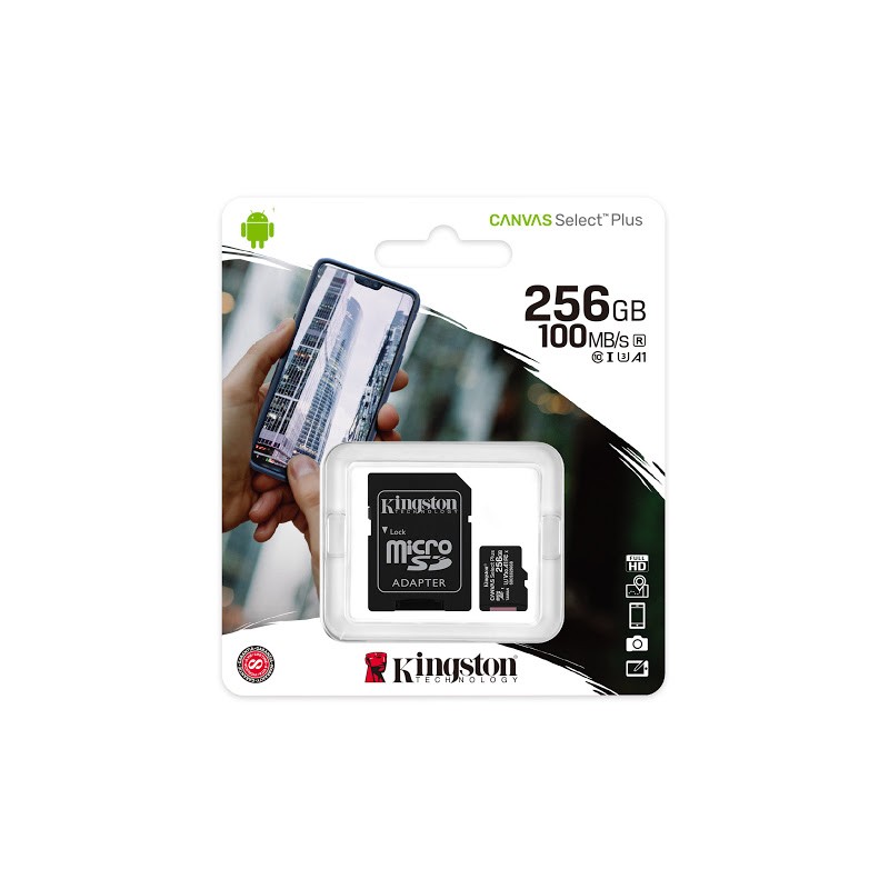 KINGSTON Canvas Select Plus microSD 256GO