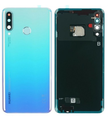 Vitre arrière Huawei P30 Lite Bleu Nacré