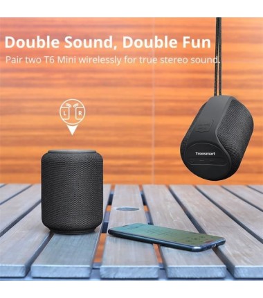 TRONSMART Enceinte Bluetooth 15W (T6 Mini) Noir