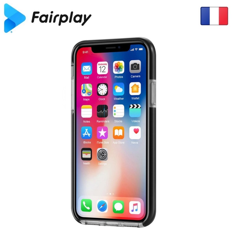 Coque Fairplay GEMINI iPhone 12/12 Pro Noir