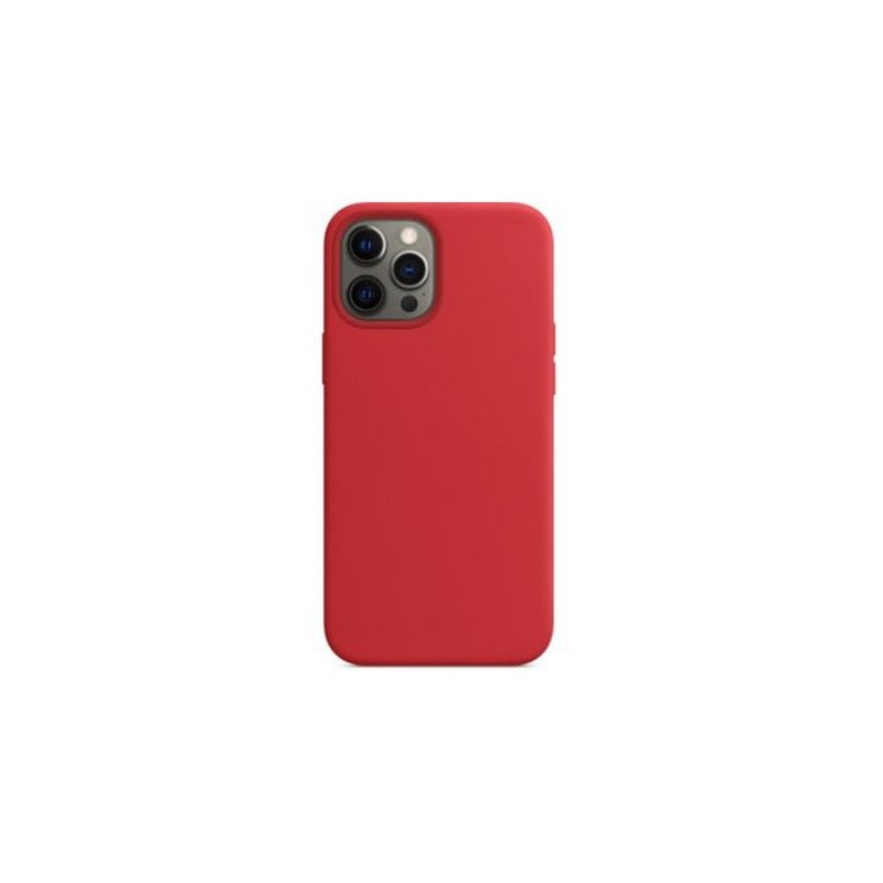 Coque en Silicone rigide iPhone 12/12 Pro Rouge