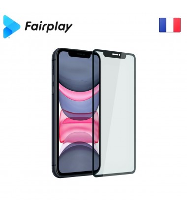 Verre trempé Fairplay Full 3D pour iPhone 7/8 Noir