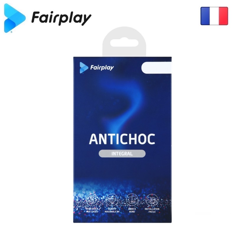 Verre trempé Fairplay Full 3D pour iPhone 7/8 Blanc