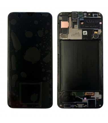 Ecran Complet OLED pour Samsung Galaxy A30s (A307F) Noir