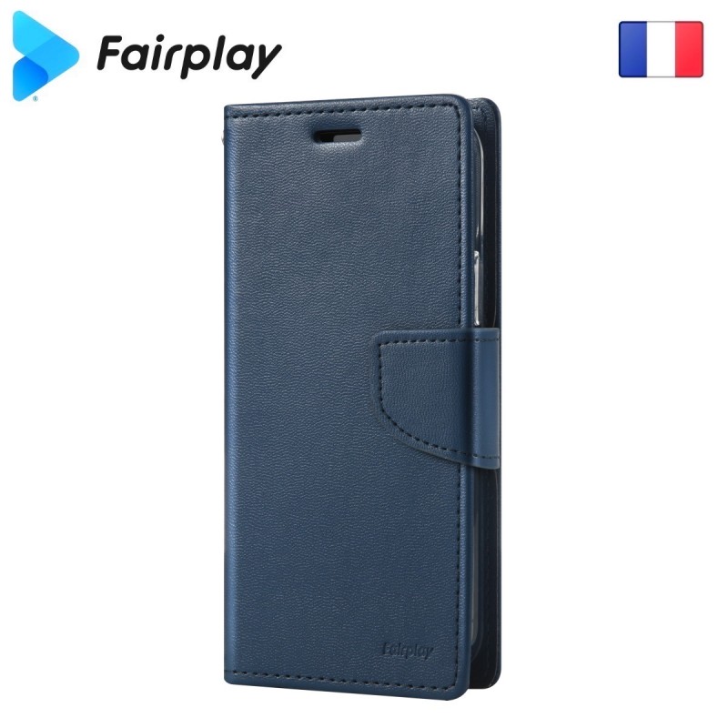 Coque Fairplay LEONIS iPhone 12 / 12 Pro Bleu