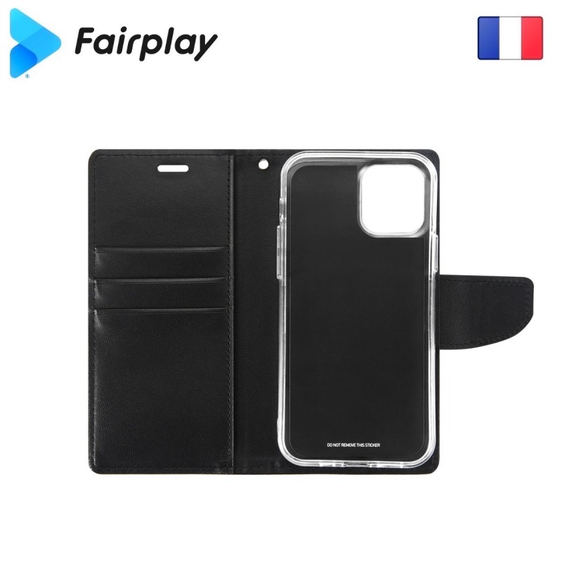 Coque Fairplay LEONIS iPhone 12 Mini Noir