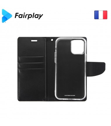 Coque Fairplay LEONIS iPhone 7 Noir