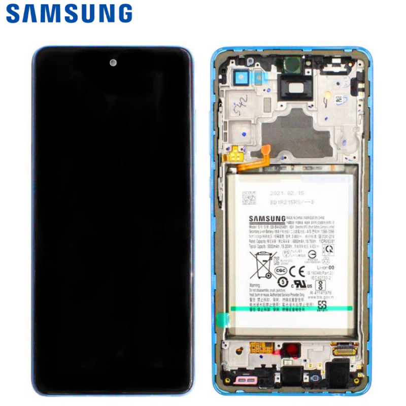 Ecran Complet Samsung Galaxy A72 (A725/A726B) Bleu