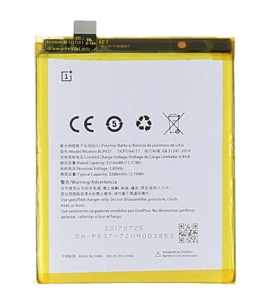 Batteria Di Ricambio Per OnePlus 3 (modello BLP613) - 3000mAh, Completa E Nuova