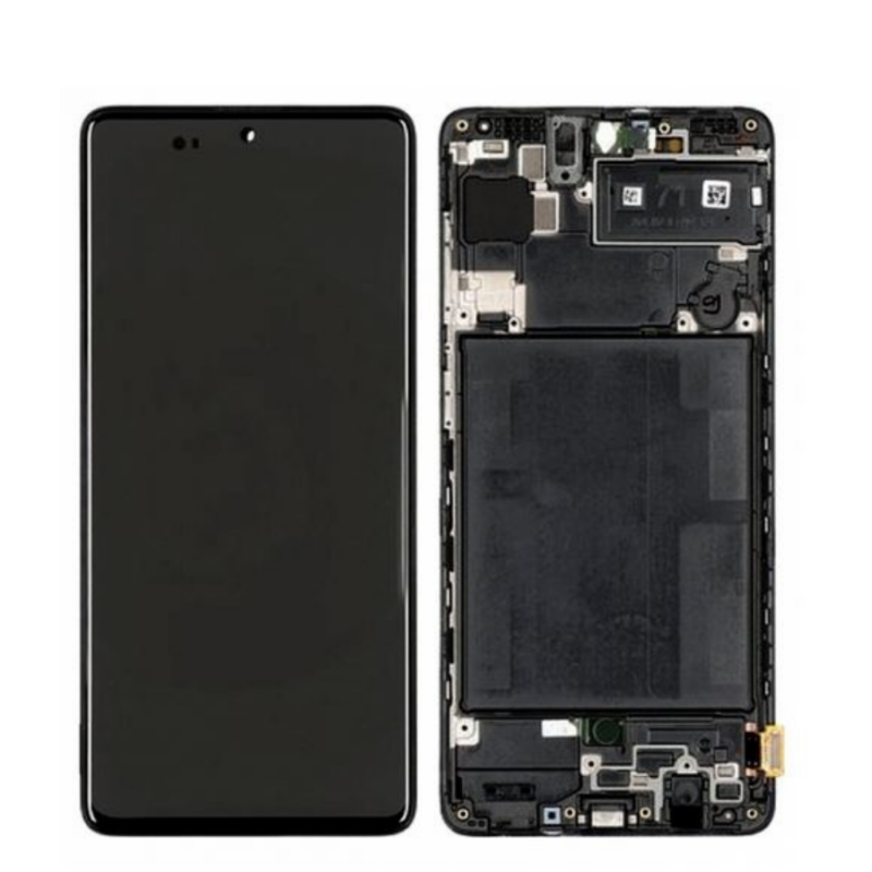 Ecran Complet pour Samsung Galaxy A71 (A715F) Noir