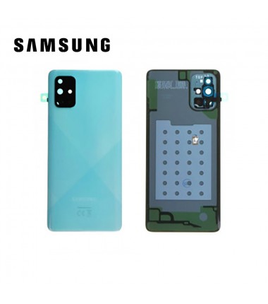 Vitre Arrière Samsung Galaxy A71 (A715F) Bleu