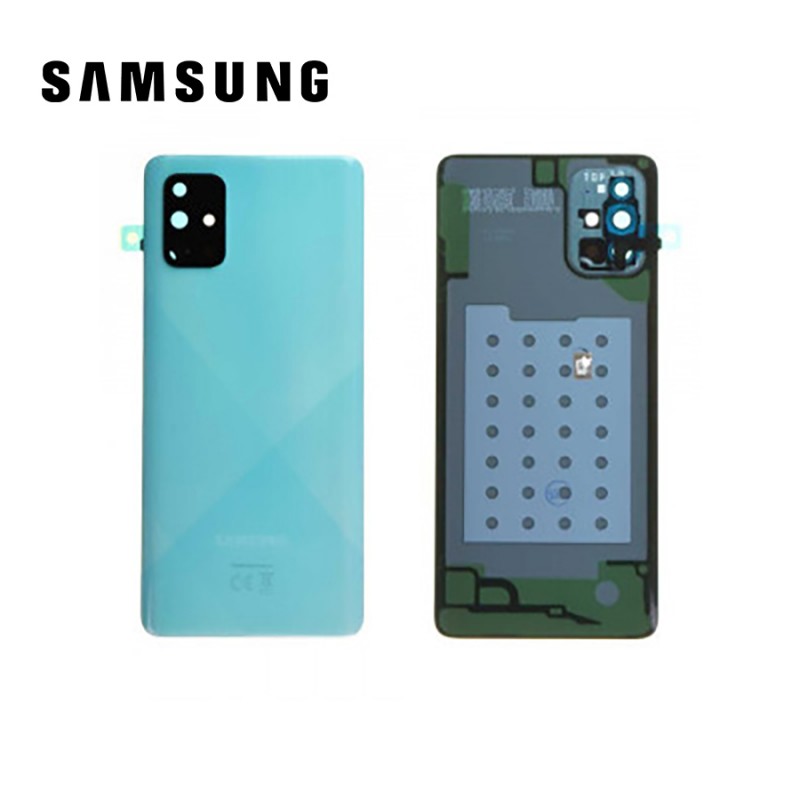 Vitre Arrière Samsung Galaxy A71 (A715F) Bleu